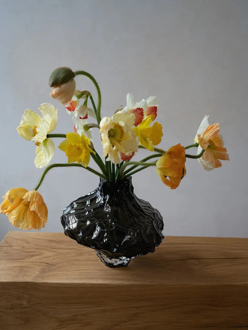 Hein Studio Canyon Vase Large, green fra> Vaser