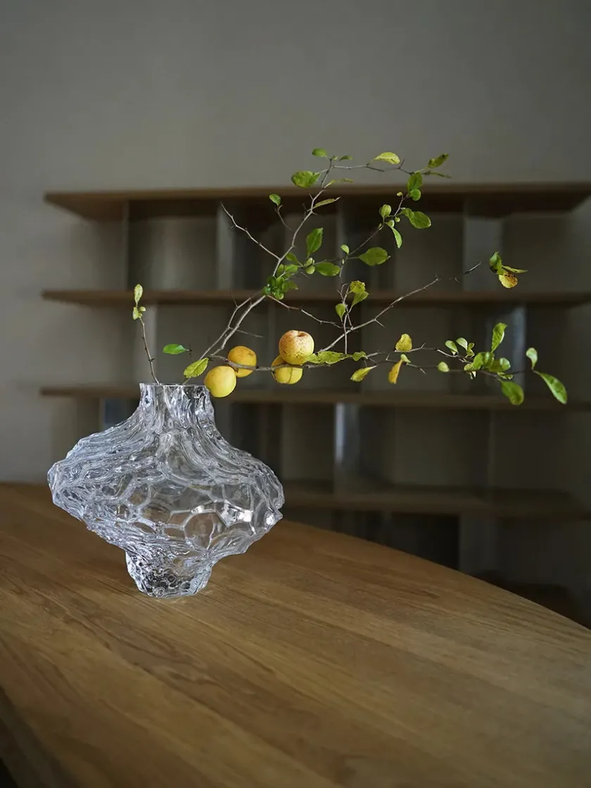 Hein Studio Canyon Vase Large, green fra> Vaser