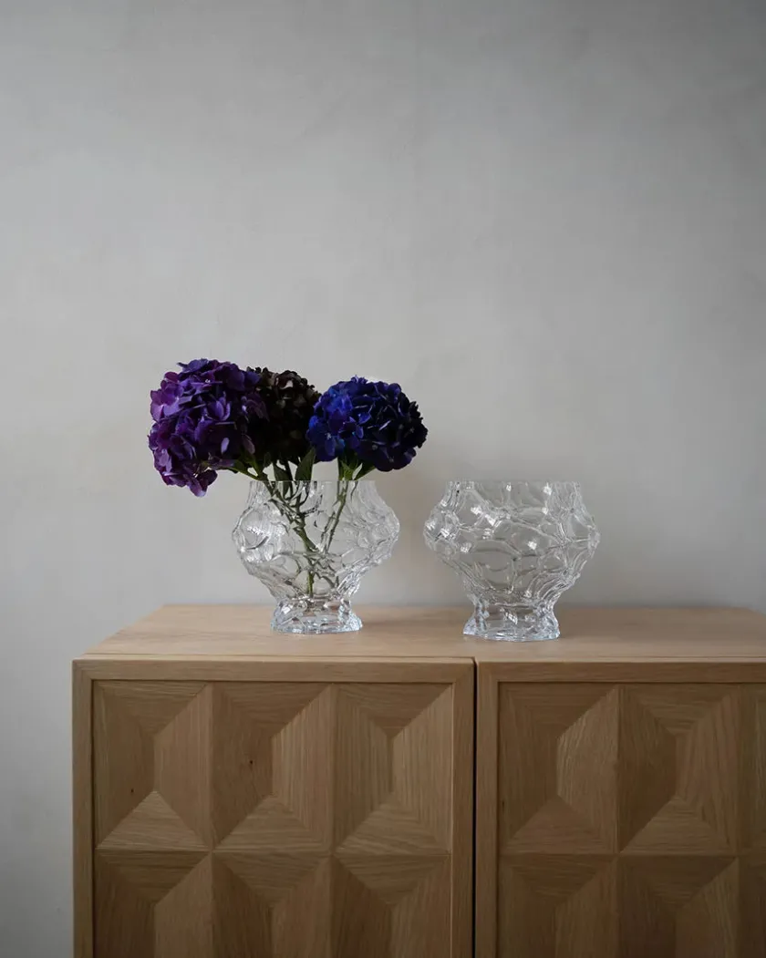 Hein Studio Canyon Vase Medium, clear fra> Gaver Til Hende|Vaser