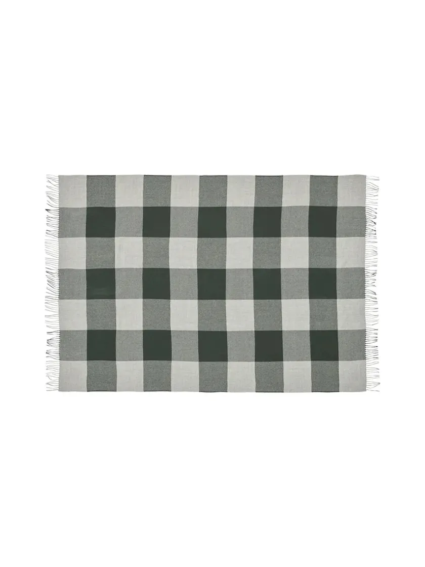 Silkeborg Uldspinderi Caracas Plaid, beetroot fra> Puder Og Plaider