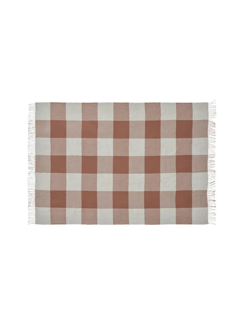 Silkeborg Uldspinderi Caracas Plaid, black fra> Puder Og Plaider