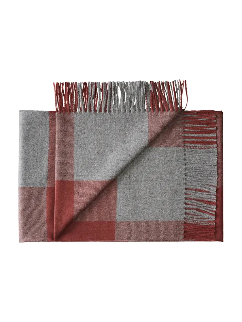 Silkeborg Uldspinderi Caracas Plaid, black fra> Puder Og Plaider