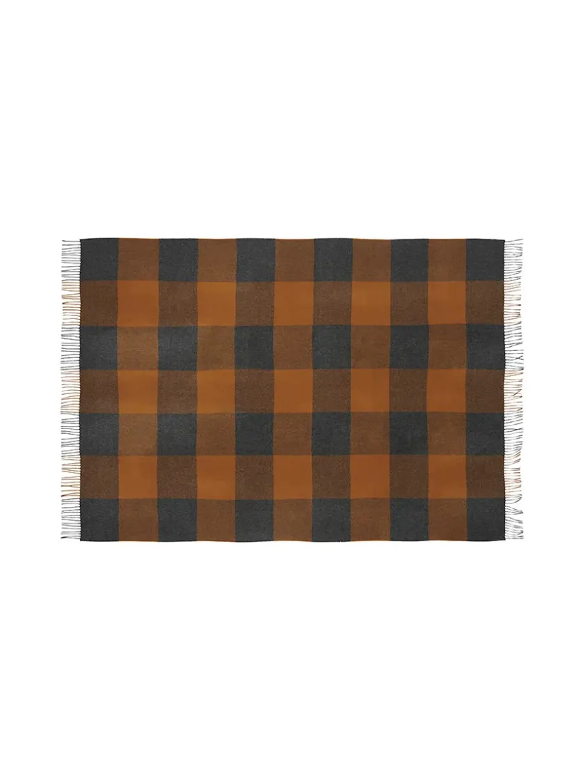 Silkeborg Uldspinderi Caracas Plaid, black fra> Puder Og Plaider