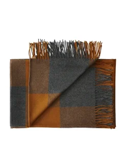 Silkeborg Uldspinderi Caracas Plaid, caramel fra> Puder Og Plaider