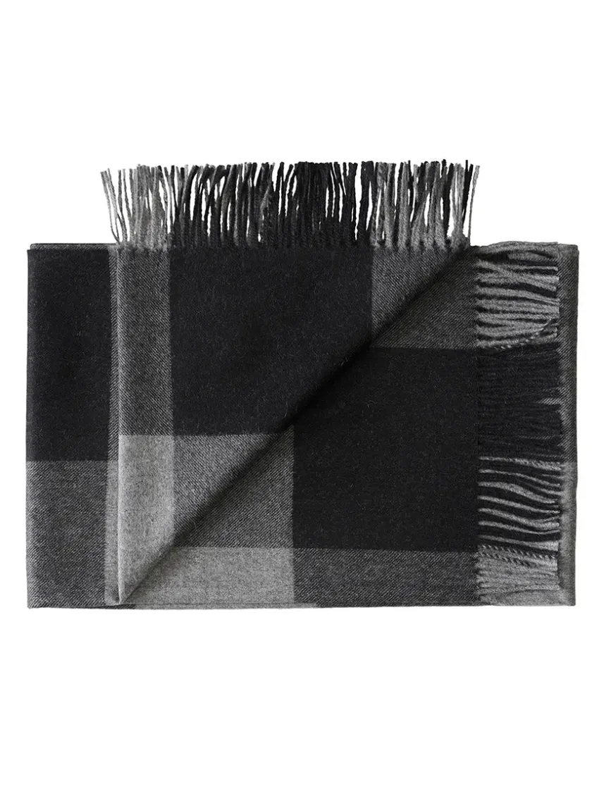 Silkeborg Uldspinderi Caracas Plaid, caramel fra> Puder Og Plaider