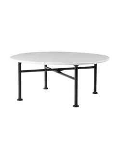 GUBI Carmel Coffee Table, clam white i 75 x 75 cm fra> Sofaborde