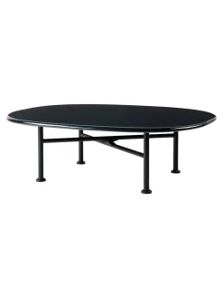GUBI Carmel Coffee Table, midnight black i 87,5 x 70 cm fra> Sofaborde