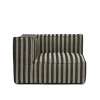 Ferm Living Catena Armrest Left Louisiana, sand/black fra> Sofaer