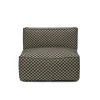 Ferm Living Catena Sofa Center S100 Check, sand/black fra> Sofaer