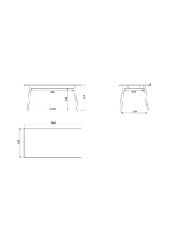 FDB Møbler C35B Spisebord fra><noscript><img width=