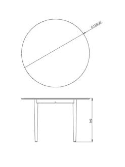 FDB Møbler C62E Spisebord fra><noscript><img width=