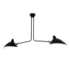 Editions Serge Mouille Ceiling Lamp w/2 Fixed Arms af Serge Mouille> Spots