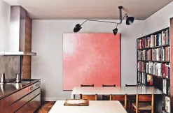 Editions Serge Mouille Ceiling Lamp w/3 Rotating Arms af Serge Mouille><noscript><img width=