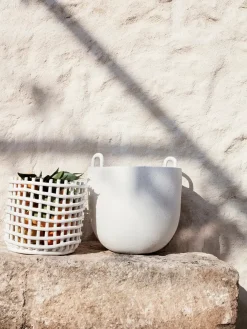 Ferm Living Ceramic Basket, large fra> Service
