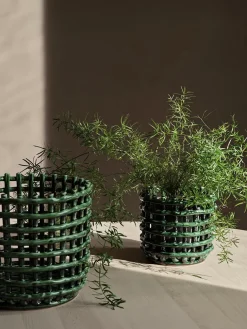 Ferm Living Ceramic Basket, oval fra><noscript><img width=