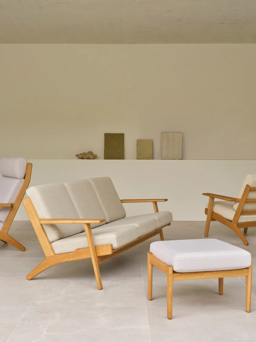 Carl Hansen & Søn CH293 3 pers. sofa, eg olie af Hans J. Wegner> Sofaer