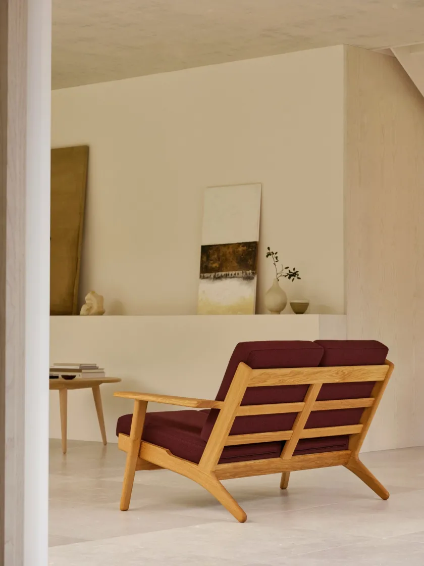 Carl Hansen & Søn CH292 2 pers. sofa, eg olie af Hans J. Wegner> Sofaer