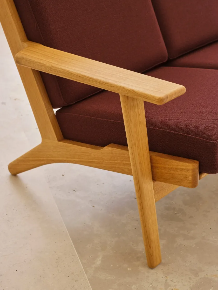 Carl Hansen & Søn CH292 2 pers. sofa, eg olie af Hans J. Wegner> Sofaer