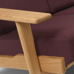 Carl Hansen & Søn CH292 2 pers. sofa, eg olie af Hans J. Wegner><noscript><img width=