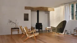 Carl Hansen & Søn CH25 Loungestol, eg hvidolie af Hans J. Wegner><noscript><img width=