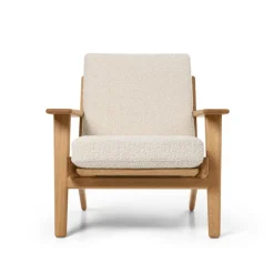 Carl Hansen & Søn CH290 loungestol, eg olie af Hans J. Wegner> Loungestole|Lænestole