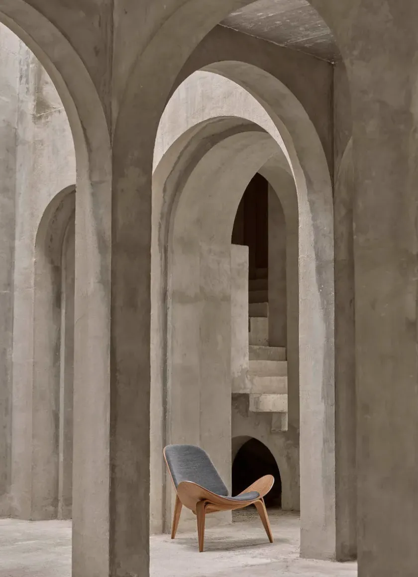 Carl Hansen & Søn CH07 Skalstol, farvet af Hans J. Wegner> Loungestole|Lænestole