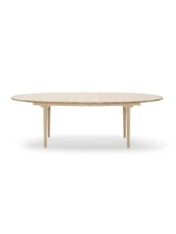 Carl Hansen & Søn CH339 Spisebord, sæbebehandlet eg fra Carl Hansen> Spiseborde