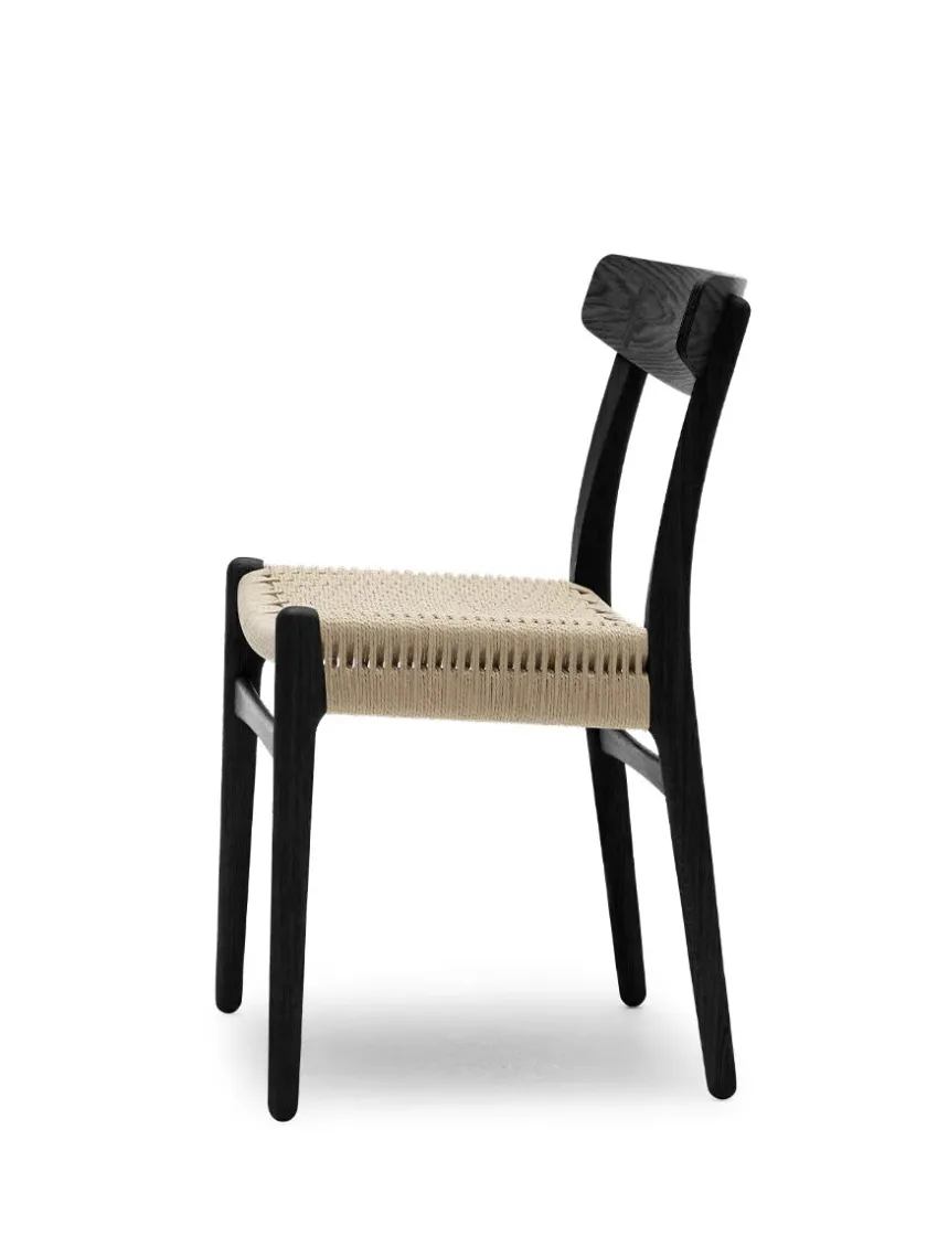 Carl Hansen & Søn CH23 Spisestol, eg sæbe af Hans J. Wegner> Spisebordsstole
