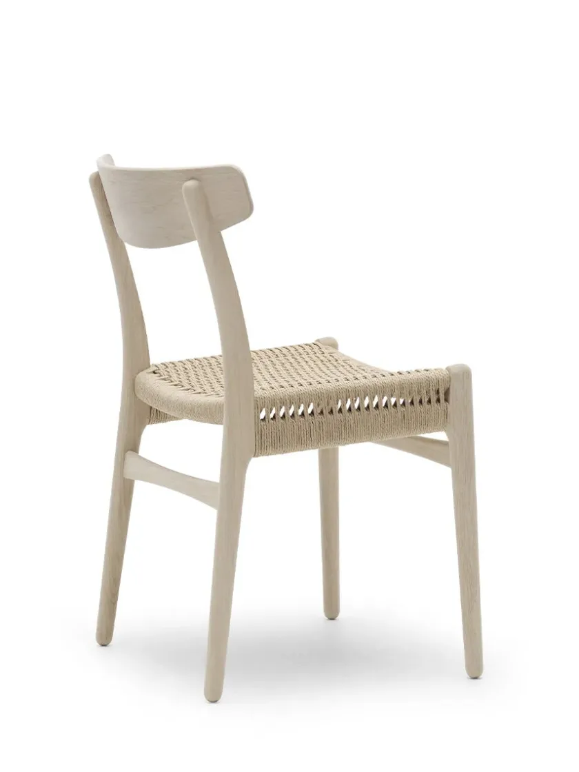 Carl Hansen & Søn CH23 Spisestol, eg sæbe af Hans J. Wegner> Spisebordsstole
