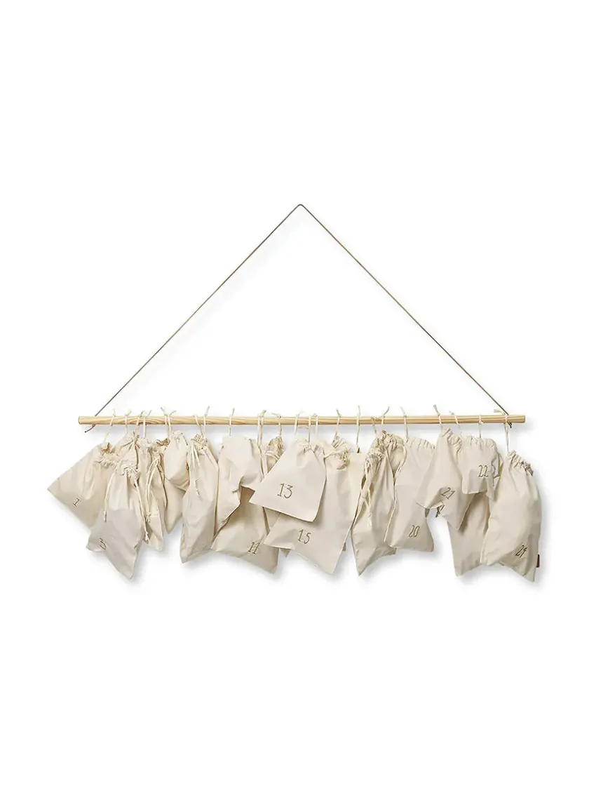 Ferm Living Christmas Countdown, 24 bags fra> Kalenderlys & Julelysestager|Adventsstager
