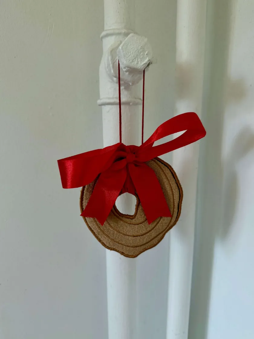Blåmst Christmas Vaniljekrans Ornament fra> Juletræspynt