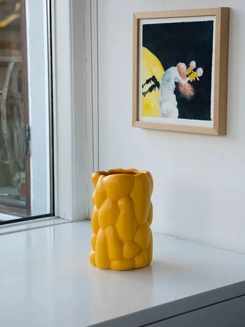 raawii Cloud Vase, sloe green fra> Vaser