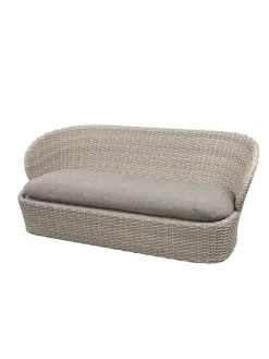 Cane-line Coast 2,5-Seater Sofa, sand fra> Udendørs Loungemøbler