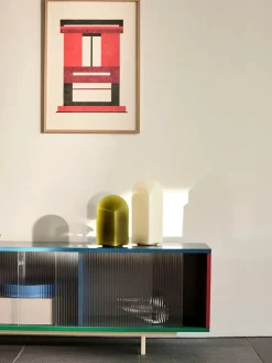 HAY Colour Cabinet, medium med glasdøre fra><noscript><img width=