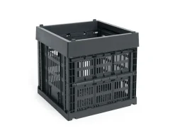 HAY Colour Crate Cube, Charcoal fra>Børn Gaver Til Ham|Opbevaring På Børneværelset