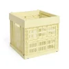 HAY Colour Crate Cube, Light yellow fra>Børn Opbevaring På Børneværelset|Opbevaring