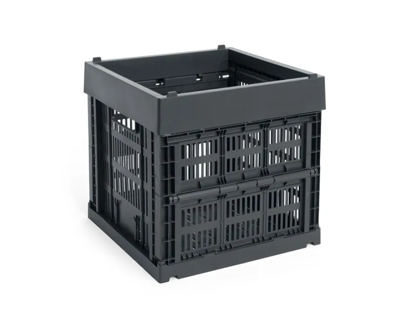 HAY Colour Crate Cube, Light yellow fra>Børn Opbevaring På Børneværelset|Opbevaring