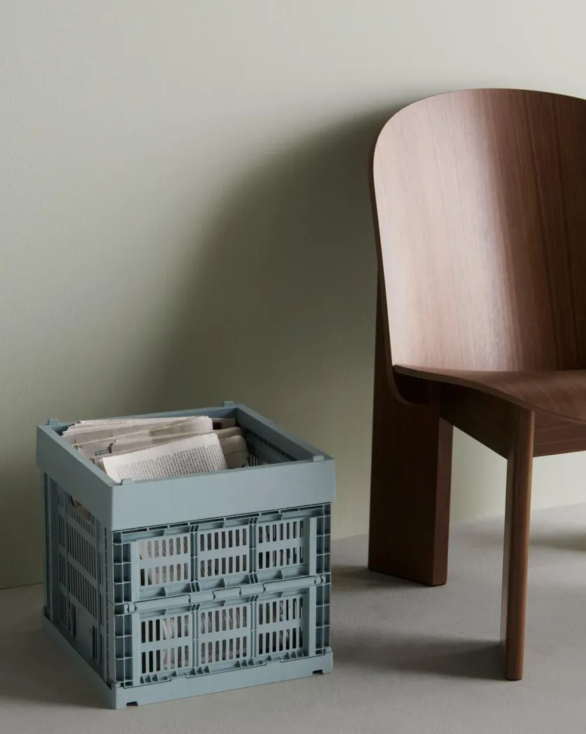 HAY Colour Crate Cube, Light yellow fra>Børn Opbevaring På Børneværelset|Opbevaring