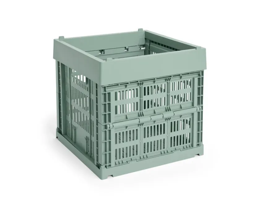 HAY Colour Crate Cube, Off white fra>Børn Opbevaring På Børneværelset|Opbevaring