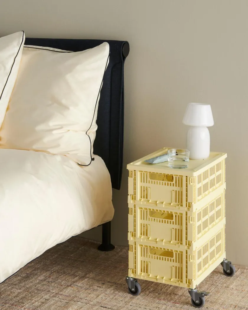 HAY Colour Crate hjul, medium 4 stk. fra>Børn Opbevaring På Børneværelset