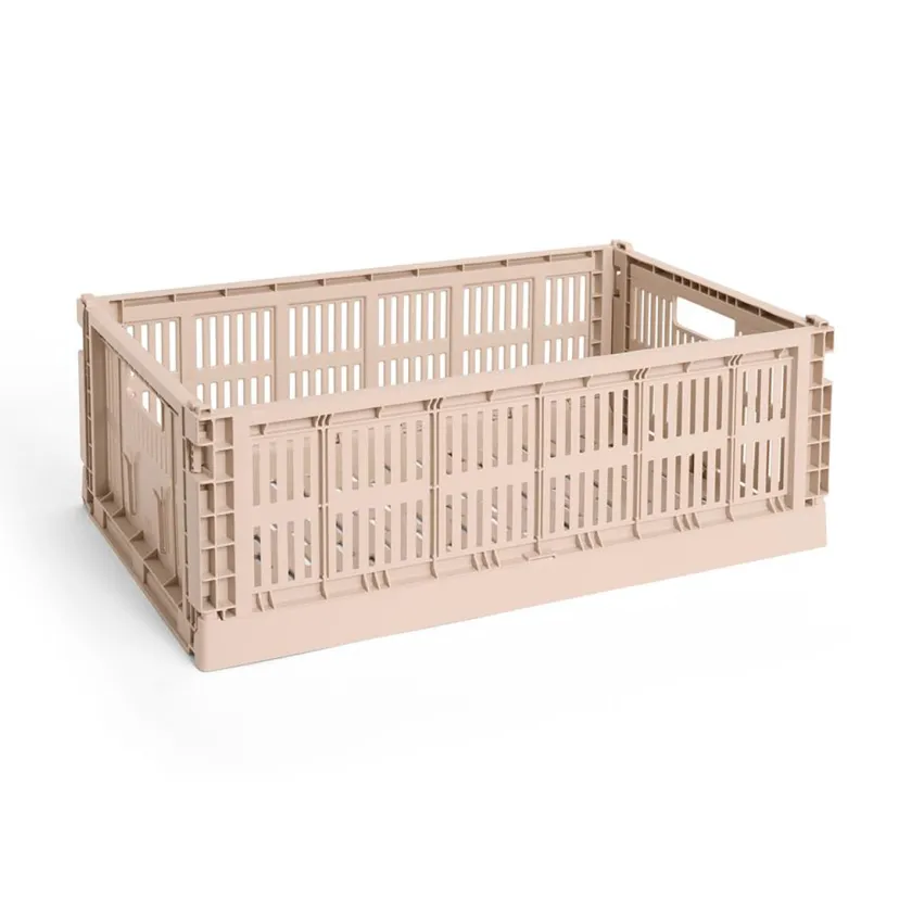 HAY Colour Crate Large, Powder fra>Børn Opbevaring På Børneværelset|Opbevaring