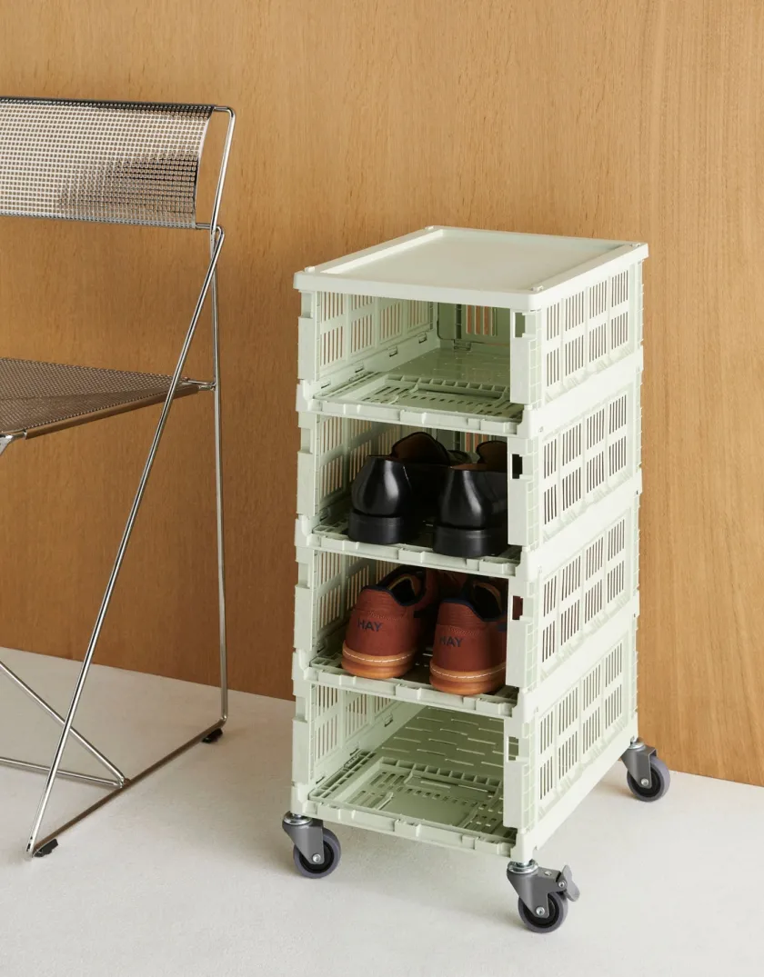HAY Colour crate låg, X-Large fra>Børn Opbevaring På Børneværelset|Opbevaring
