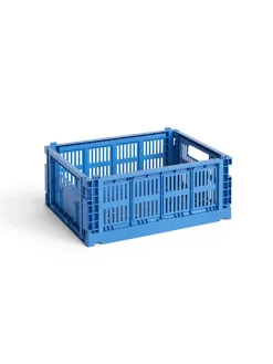 HAY Colour Crate Medium, Bordeaux fra>Børn Gaver Til Ham|Opbevaring På Børneværelset