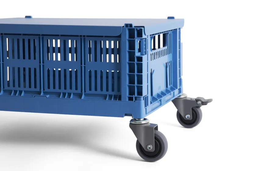 HAY Colour crate metal låg, large fra>Børn Opbevaring På Børneværelset|Opbevaring