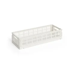 HAY Colour Crate Mini Oblong, Off white fra>Børn Gaver|Gaver Til Børn