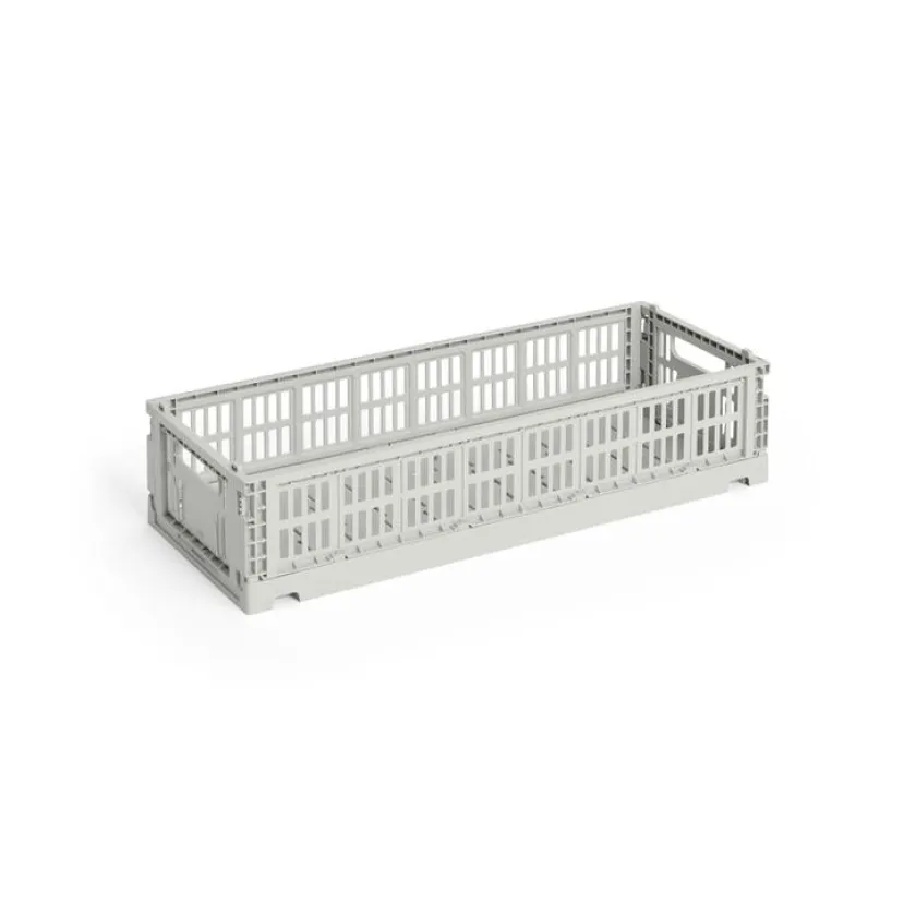 HAY Colour Crate Mini Oblong, Off white fra>Børn Gaver|Gaver Til Børn
