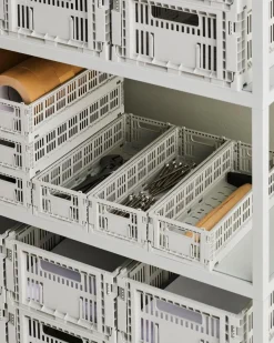 HAY Colour Crate Mini Oblong, Grey fra>Børn Gaver|Gaver Til Børn
