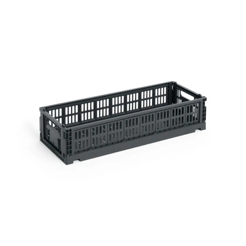 HAY Colour Crate Mini Oblong, Grey fra>Børn Gaver|Gaver Til Børn