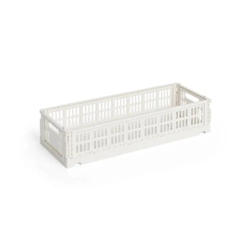 HAY Colour Crate Mini Oblong, Grey fra>Børn Gaver|Gaver Til Børn