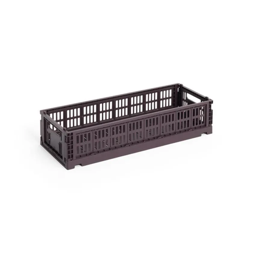 HAY Colour Crate Mini Oblong, Grey fra>Børn Gaver|Gaver Til Børn